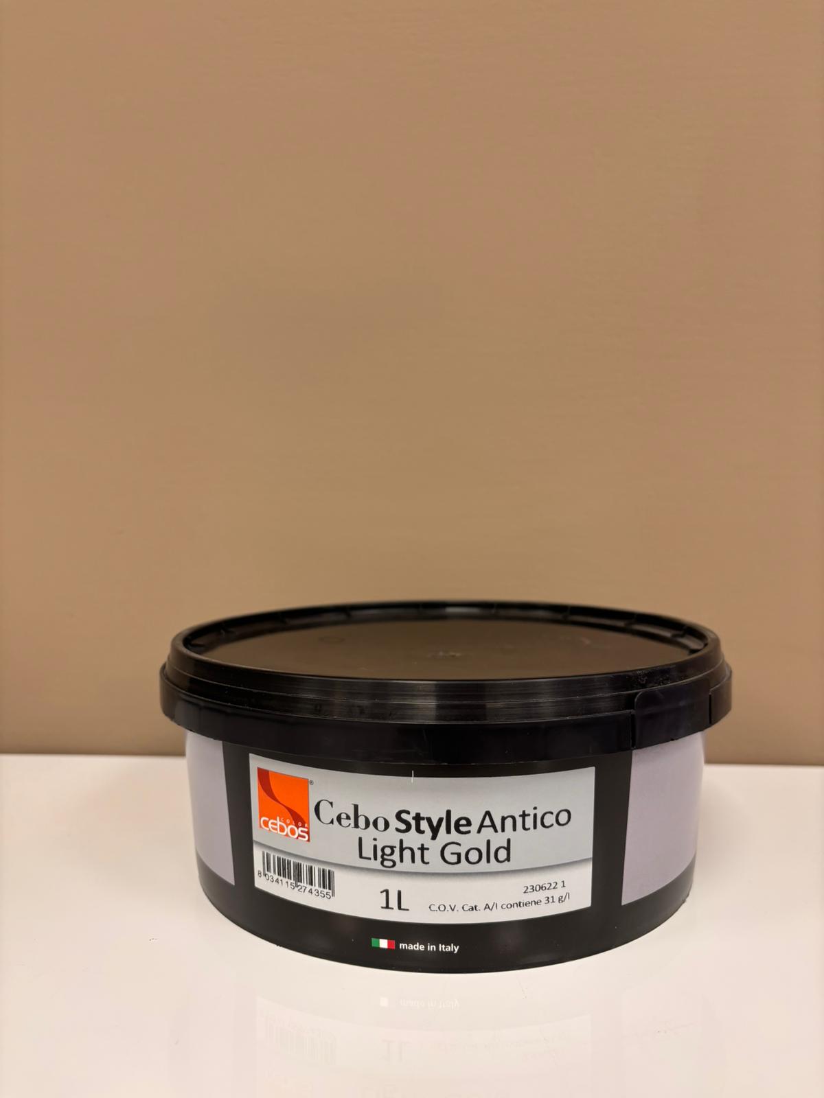 Cebos CeboStyle Antico Pittura Decorativa Oro Chiaro Lt 1