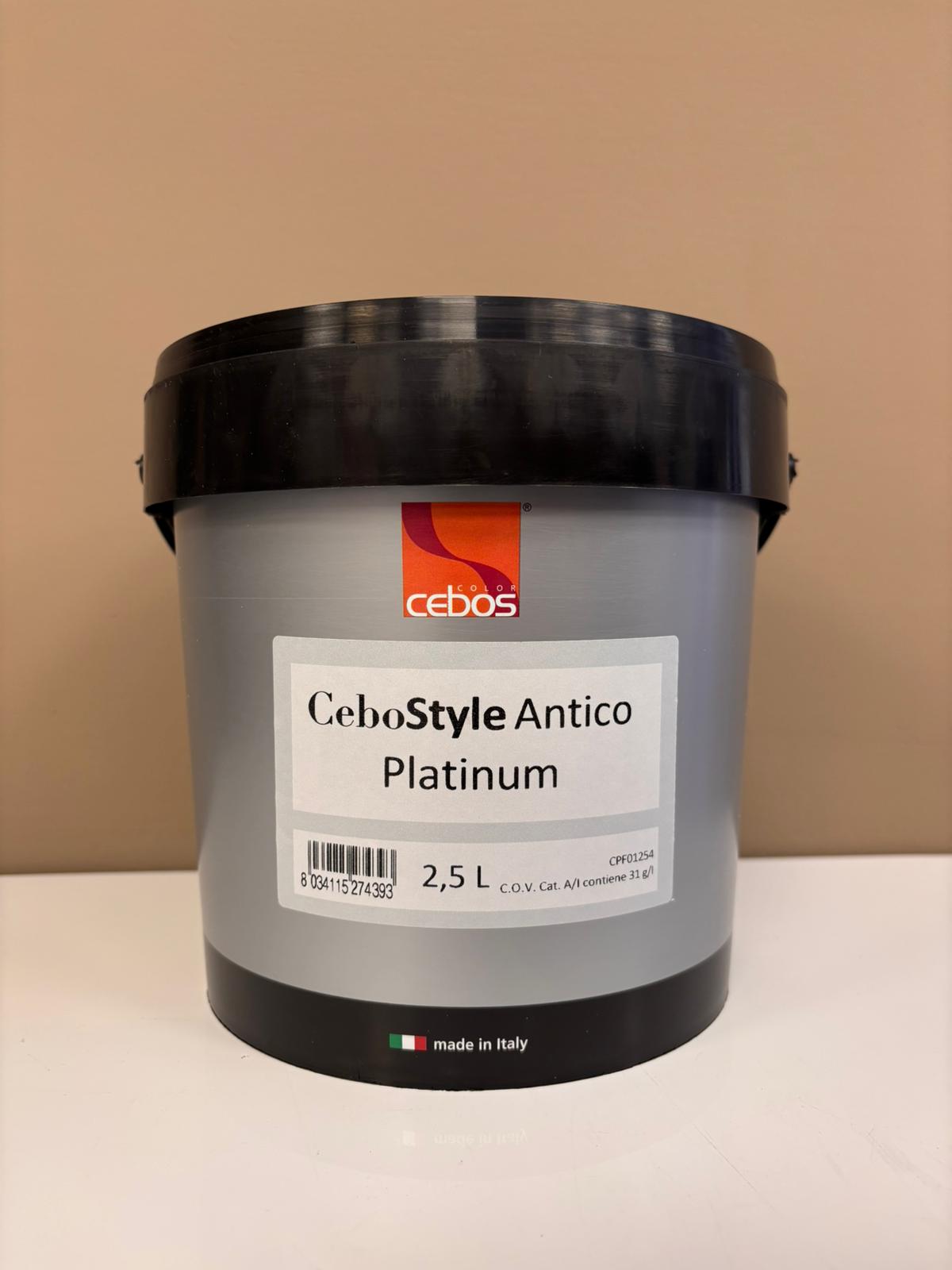 Cebos CeboStyle Antico Platinum Decorativa Effetto Metallico