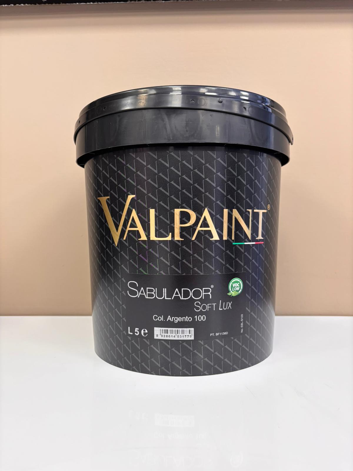 Valpaint Sabulador Soft Lux Colore Argento 100