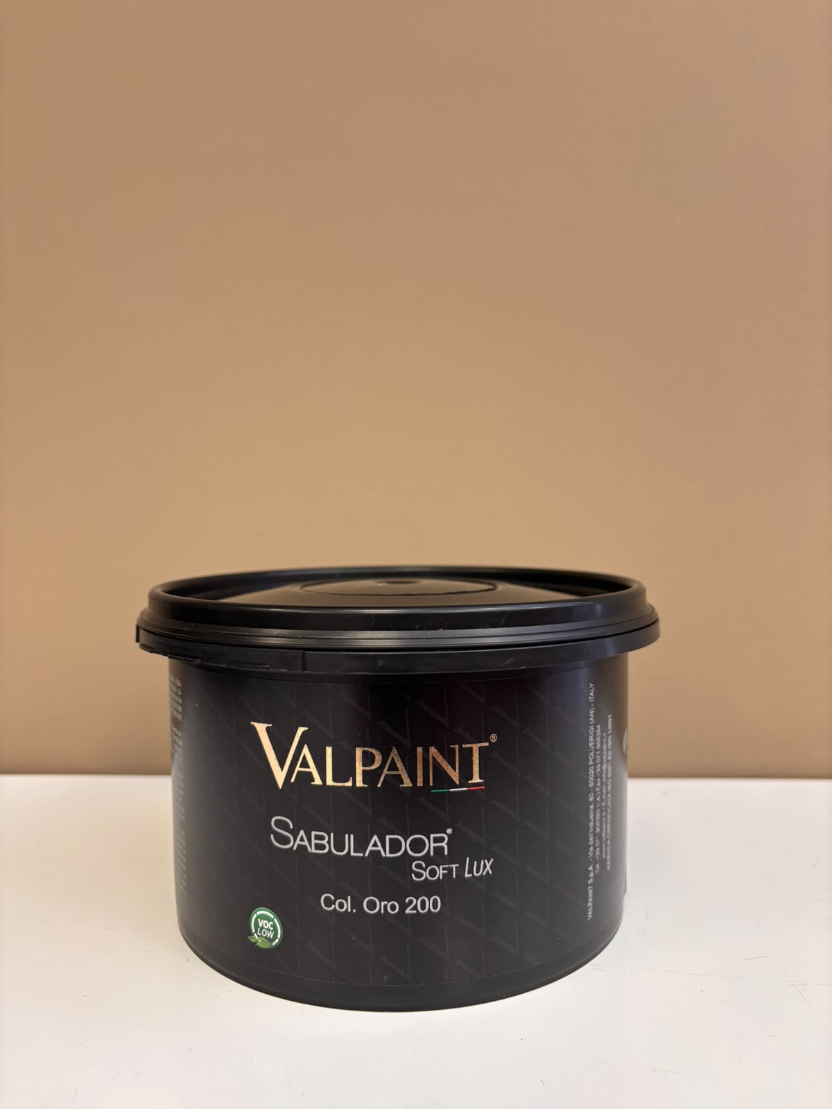 Valpaint Sabulador Soft Lux Colore Oro 200 Lt 1