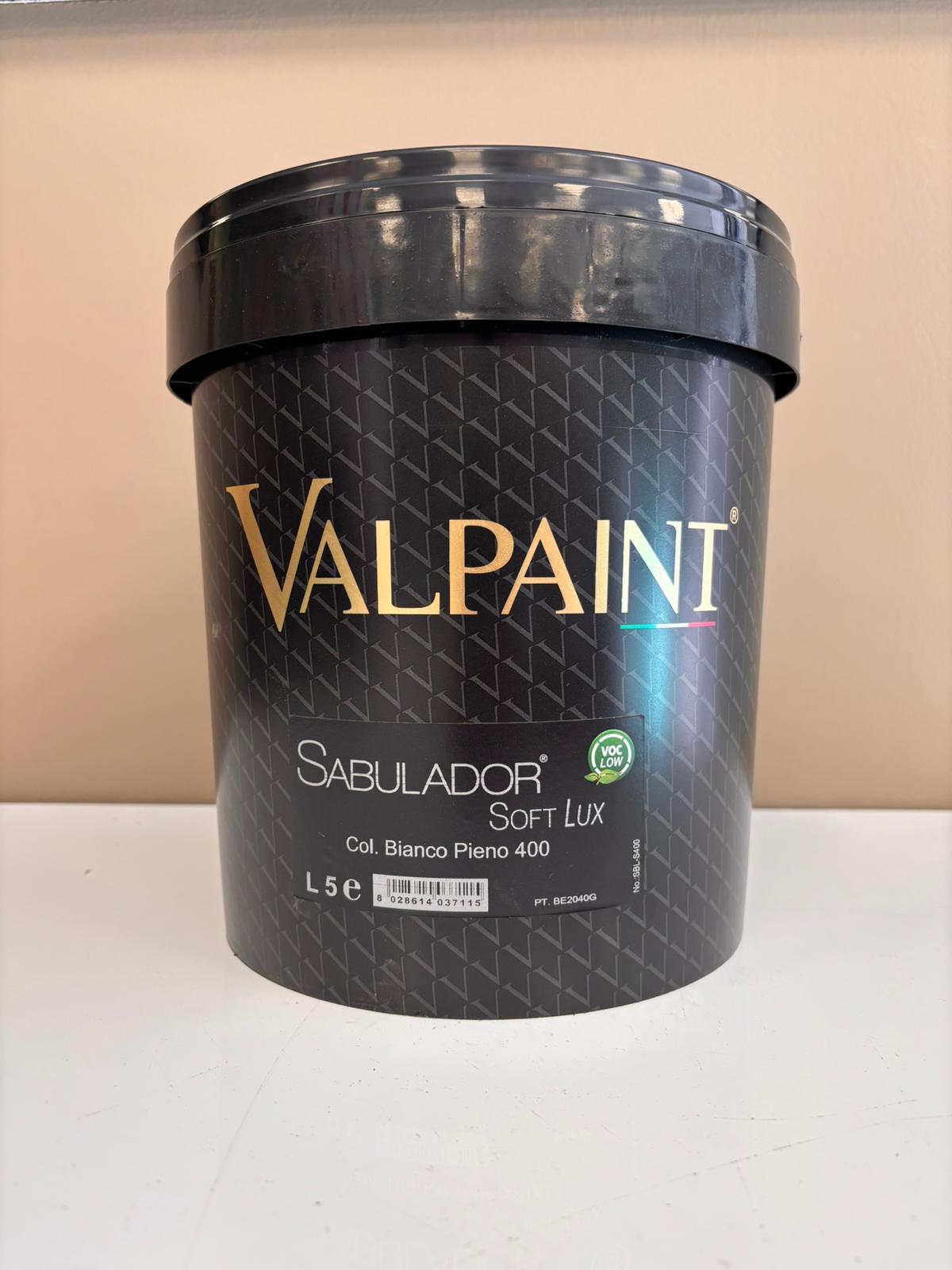 Valpaint Sabulador Soft Lux Colore Bianco Piano 400