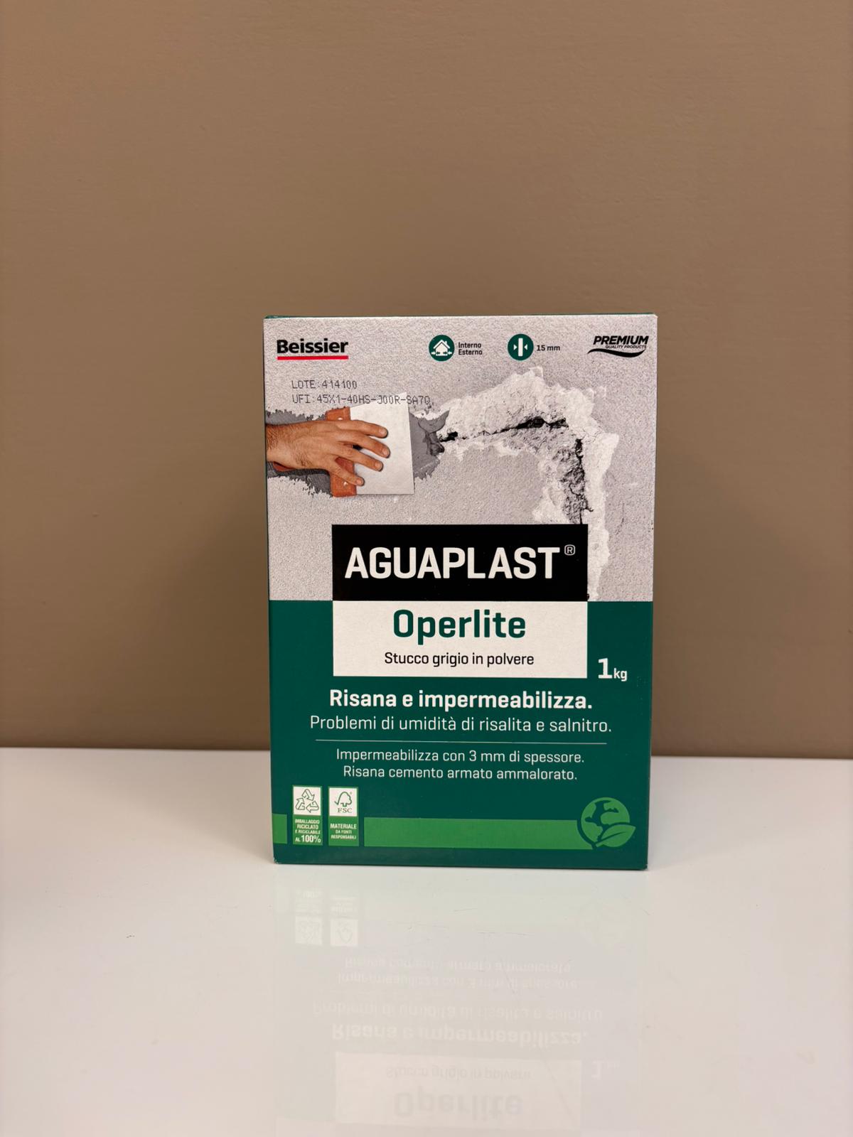 Aguaplast Operlite Stucco in Polvere Antiumido