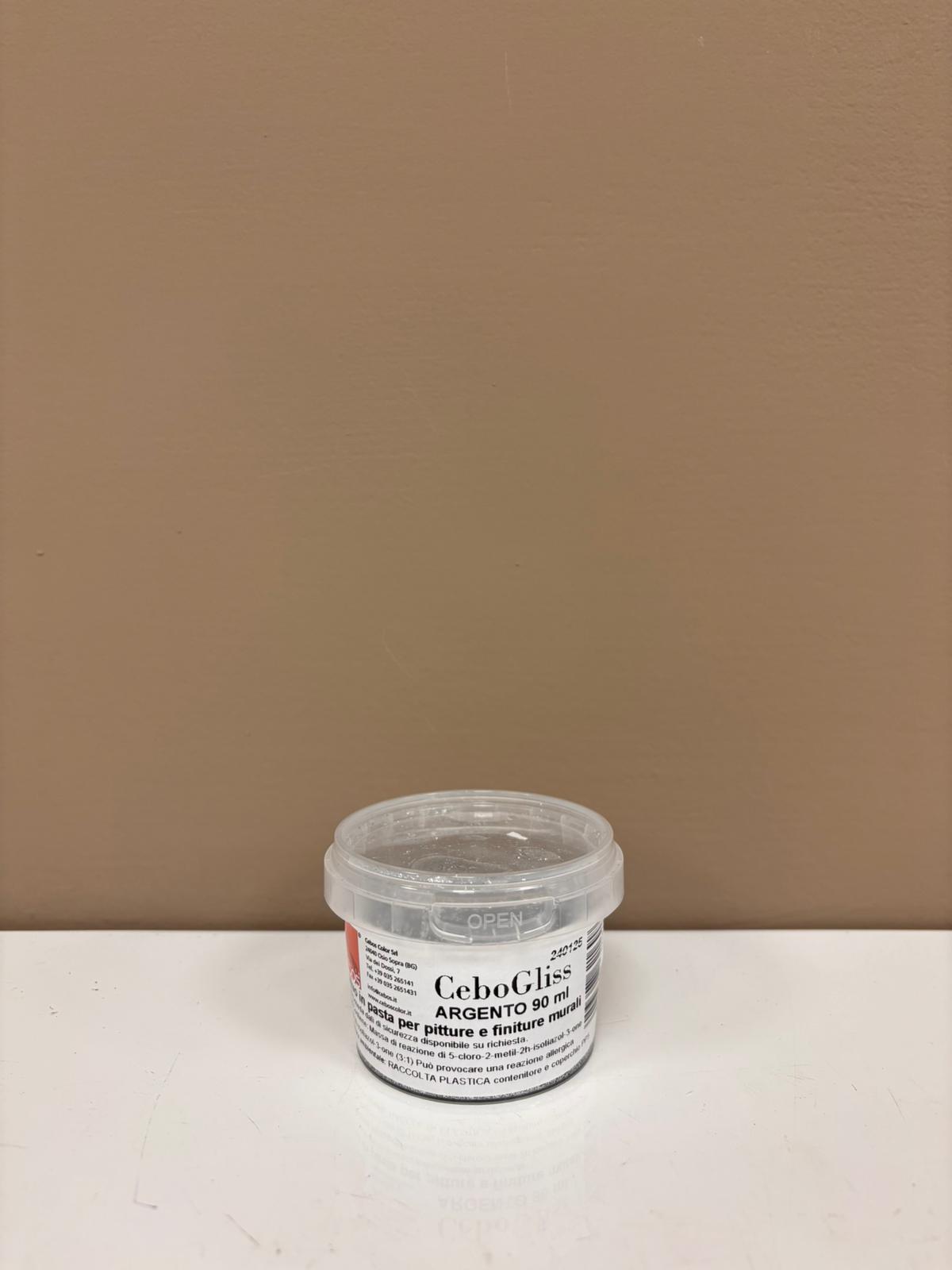 Cebos CeboGliss Argento Additivo Glitter per Pitture Decorative