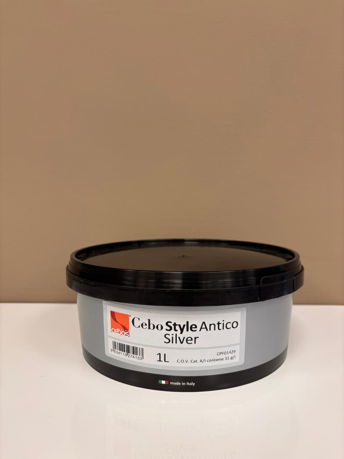 Cebos CeboStyle Antico Silver Pittura Decorativa Effetto Perlato