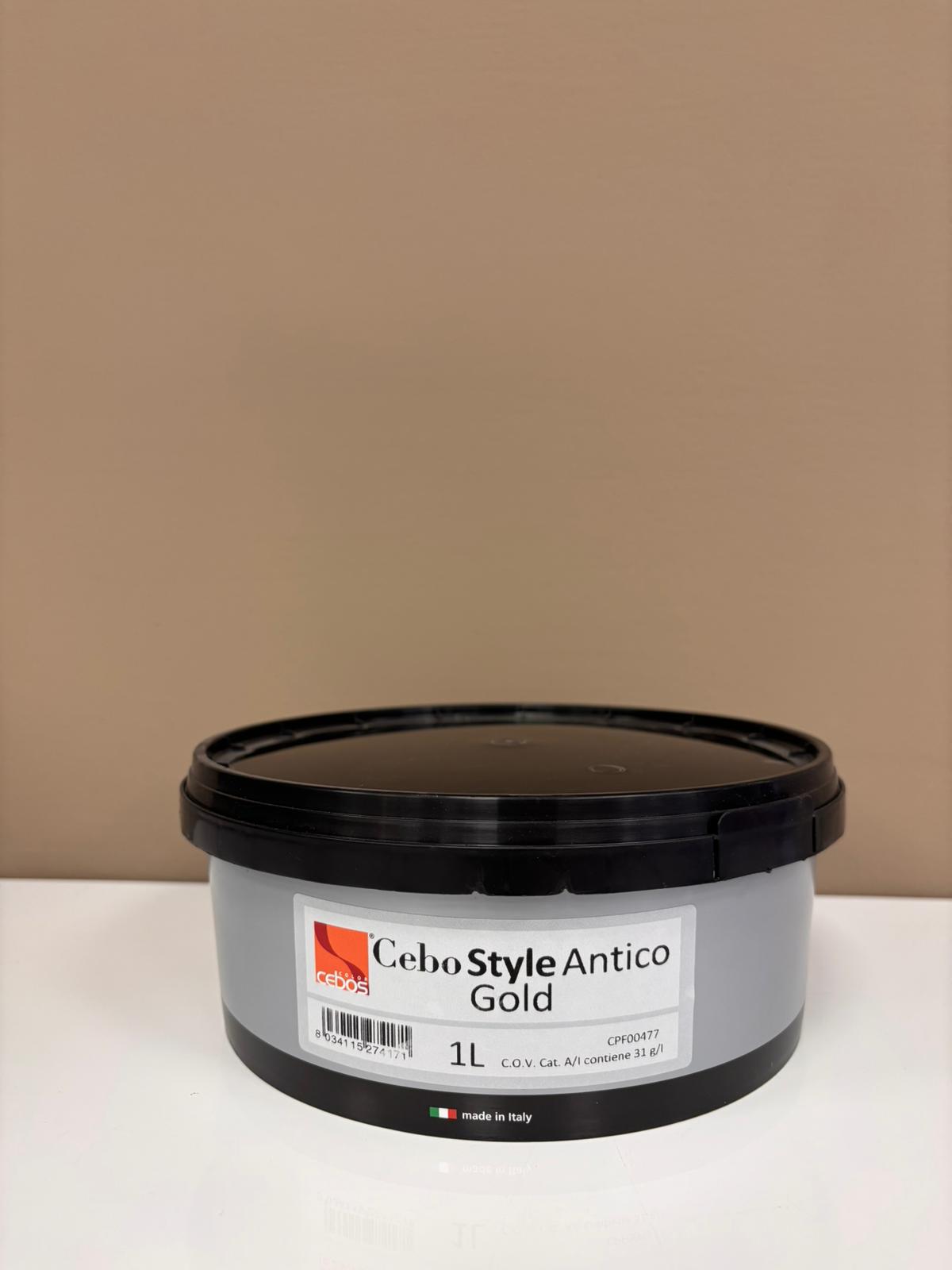 Cebos CeboStyle Antico Gold Pittura Decorativa Effetto Oro Lt 1